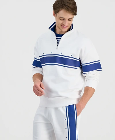 Hugo by Boss Men's Demsizip Quarter-Zip Sweatshirt