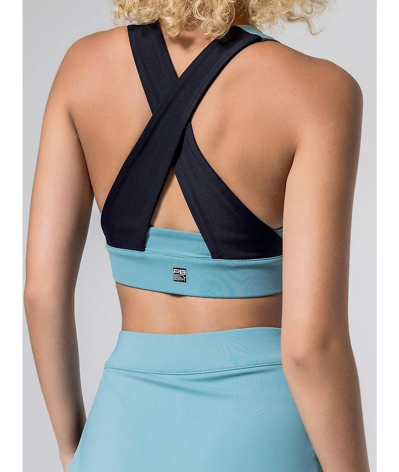 PB5star Women's X-Over Back Sports Bra