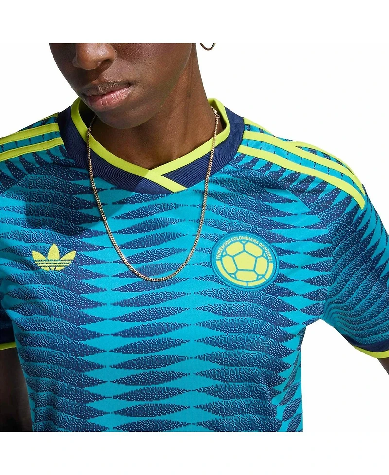 Adidas Women's Turquoise Colombia National Team 2026 Away Replica Jersey