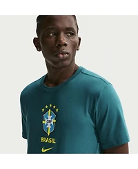 Nike Men's Green Brazil National Team Crest T-Shirt