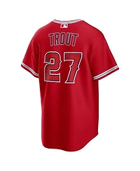 Nike Men's Mike Trout Red Los Angeles Angels Alternate Replica Jersey