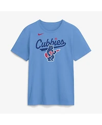 Nike Men's Light Blue Chicago Cubs Electric Bear T-Shirt