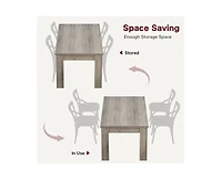 gaomon 4-6 Person 63" Farmhouse Rectangular Dining Table