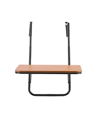 Gouun Adjustable Folding Balcony Hanging Table for Railings Patio Bar Table