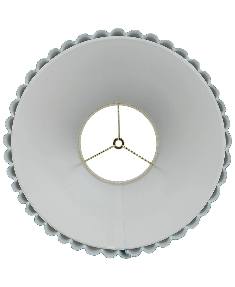 Springcrest Arc Pleated Spider Lamp Shade Replacement, 7" x 15" x 10" Slant
