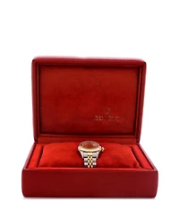 Pre-Owned Rolex Oyster Perpetual Datejust Automatic Watch in Stainless Steel and Gold with Diamond Markers 26mm