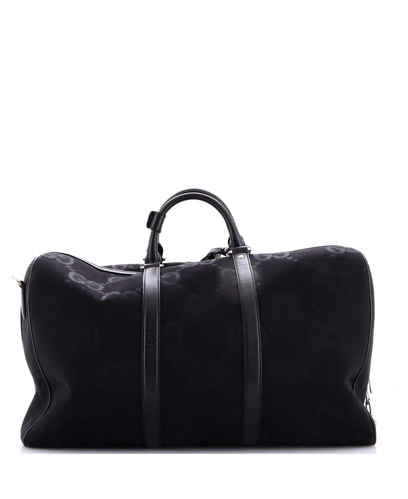 Pre-Owned Gucci Large Convertible Duffle Bag Jumbo Gg Canvas