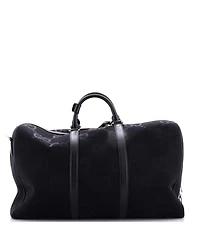 Pre-Owned Gucci Large Convertible Duffle Bag Jumbo Gg Canvas