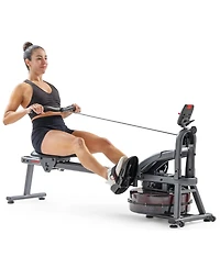 Sunny Health & Fitness Smart Water Rowing Machine