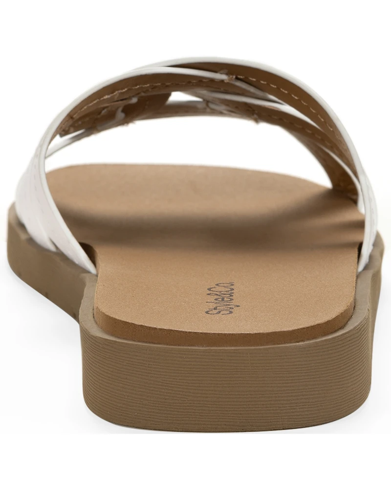 Style & Co Women's Maggiee Twist Strap Flat Sandals, Macy's Exclusive