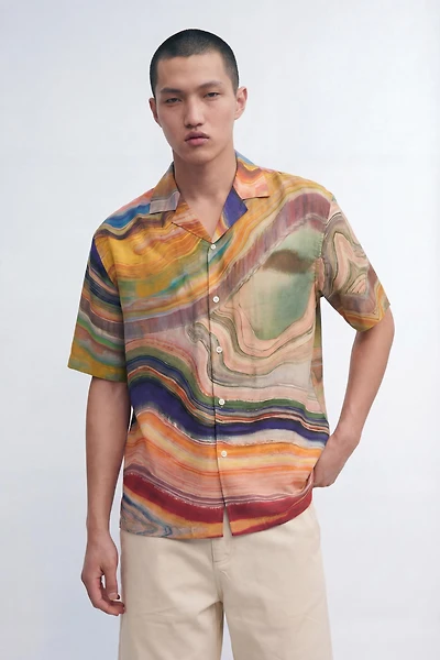 Desigual Men's Abstract print shirt