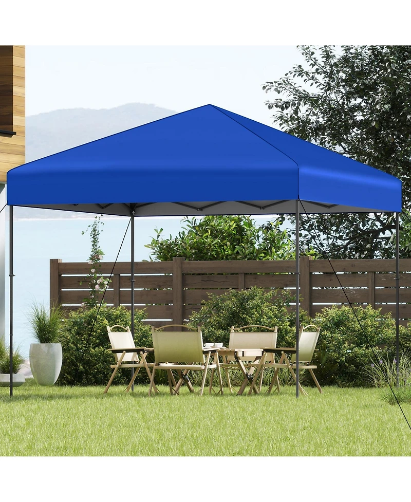 Slickblue Outdoor Pop Up Canopy Tent with Carry Bag and 8 Stakes