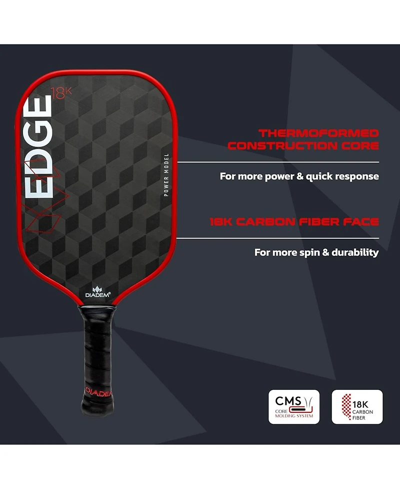 Diadem Edge 18k Pickleball Paddle - Power