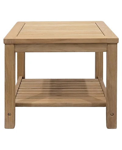 Bristol 17.75" Wood Side Table, Created for Macy's