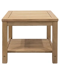 Bristol 17.75" Wood Side Table, Created for Macy's