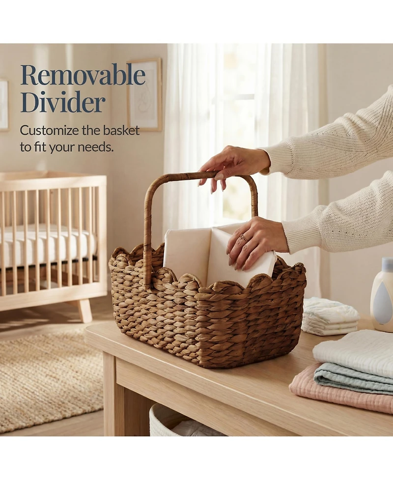 Best Choice Products Diaper Caddy Organizer for Baby, Large Portable Nursery Divider and Handles