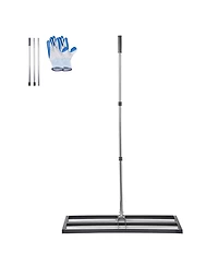 Sugift Updated Lawn Leveling Rake, 36" x 10", Stainless Steel for Yard and Golf Course