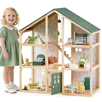 Tiny Land Sweetwood Evergreen Dollhouse without Dolls