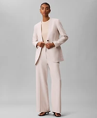 Calvin Klein Women's Classic Fit V-Neck Blazer