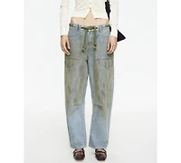 Lioness Women's Rush Hour Tie-Front Side Jeans