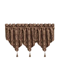 Five Queens Court Odette Window Ascot Valance, 40" x 21"