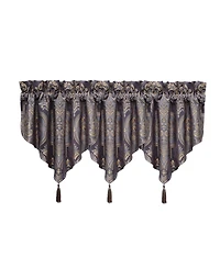 Five Queens Court Harriman Window Ascot Valance, 40" x 21"