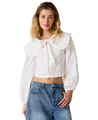 Steve Madden Women's Wrenn Long-Sleeve Top