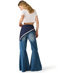 Steve Madden Women's Stacia Wide Leg Jeans