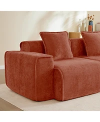 Rainsken Elegant Velvet Deep Seat Loveseat