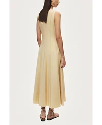 Nocturne Women's Sleeveless Textured Midi Dress