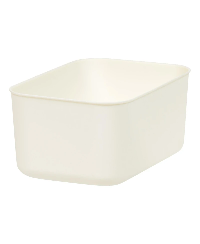 Iris Usa Nestable storage Organizer Bin, Small, Pack of 4