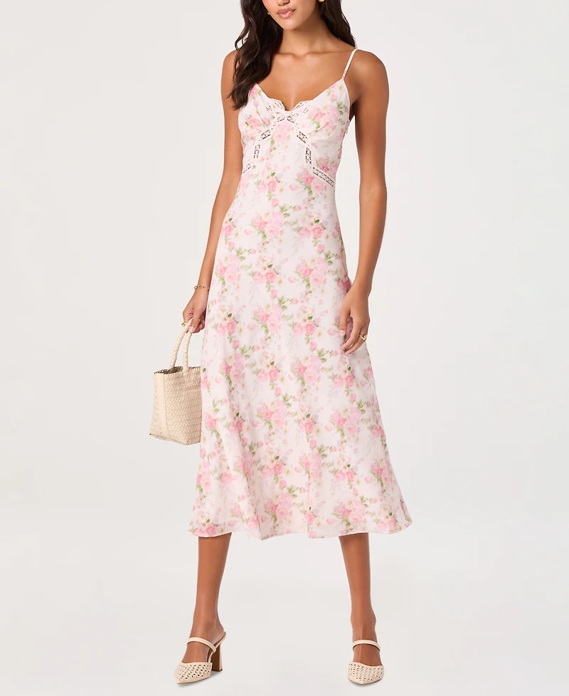 Astr the Label Women's V-Neck Sleeveless Dress