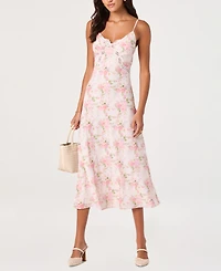 Astr the Label Women's V-Neck Sleeveless Dress