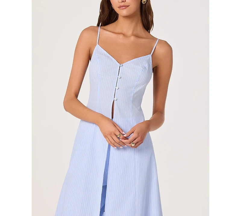 Astr the Label Women's Rena Sleeveless Cotton Tunic Top