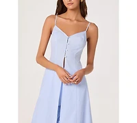 Astr the Label Women's Rena Sleeveless Cotton Tunic Top