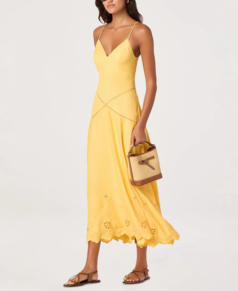 Astr the Label Women's V-Neck Sleeveless Dress