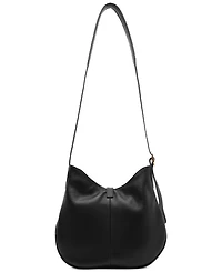 Arezzo Sabrina Small Leather Snap Button Crossbody Handbag