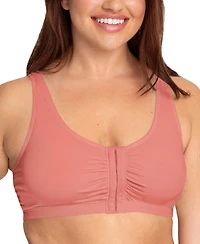 Fruit of the Loom Women's 3-Pack Beyond Soft Front Closure Cotton Bra