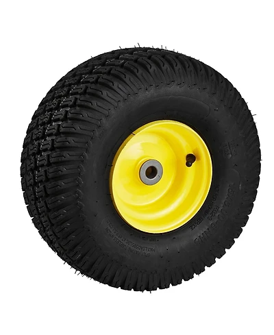 Sugift Lawn Mower Tires with Rim, 15x6-6", Tubeless, 2-Pack for Riding Mowers and Tractors