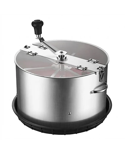 Sugift Manual Bud Leaf Trimmer, 16 in Reaper Bowl with Stainless Steel Blades for Plants