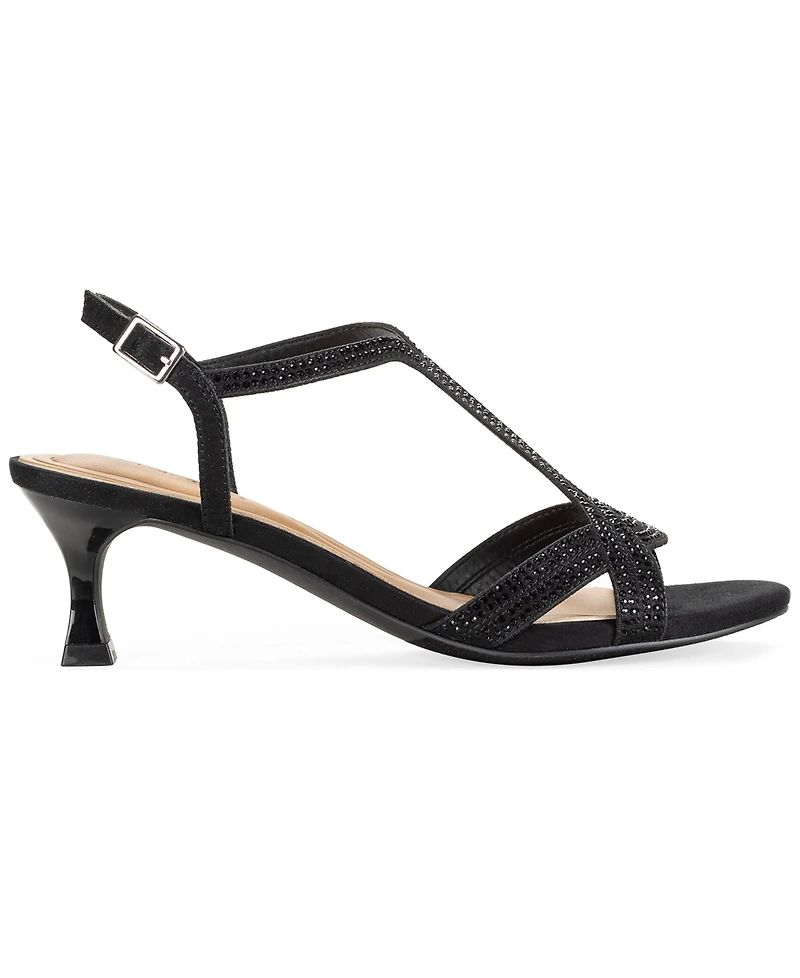 Style & Co Women's Ginnyy Evening Kitten Heel Sandals, Macy's Exclusive