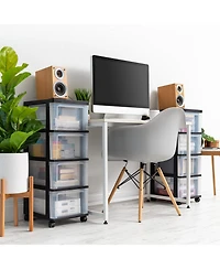 Iris 4-Drawer Narrow Cart