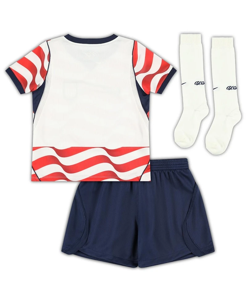 Nike Preschool Red/White Usmnt 2026 Home Stadium Replica Kit Set