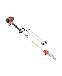 Sugift Gas Pole Saw, 43CC, 10" Cutting Bar, Extendable for Tree Trimming, Pruning