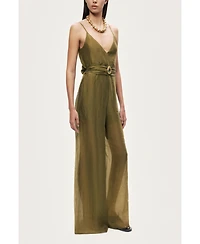 Nocturne Women's Strappy Wide-Leg Jumpsuit
