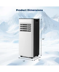 Mecale 8000 Btu Portable Air Conditioner with Led Display and Remote