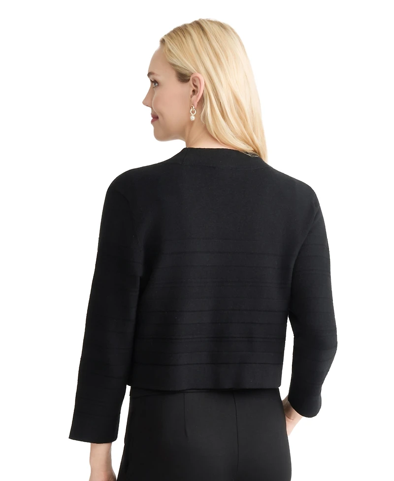 Jones New York Women's Cotton-Blend Cropped Shrug
