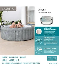 Bestway SaluSpa Bali Smart AirJet Inflatable Hot Tub w/ Energy Sense Cover.