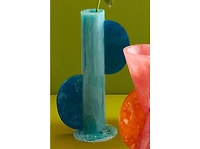 Jonathan Adler Como Acrylic 12" Cylinder Vase