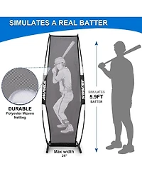 Aoligeijs Baseball Softball Batter Dummy,Pitching Target,Pitching Aid for Improved Accuracy